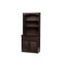 Baxton Studio Agni Modern Dark Brown Buffet and Hutch Kitchen Cabinet 119-6493 - alternate 6